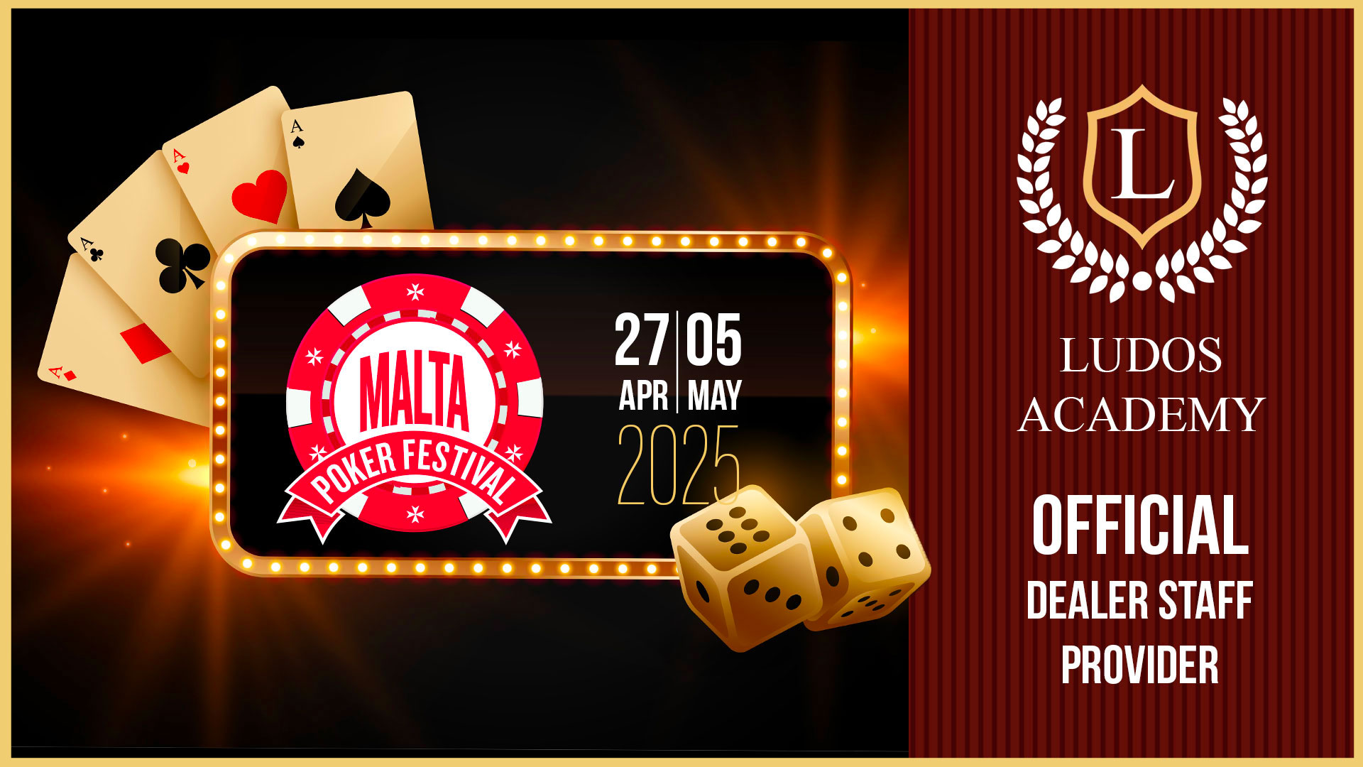 LUDOS ACADEMY: DEALER-TEAM BESTÄTIGT FÜR DAS MALTA POKER FESTIVAL 2025